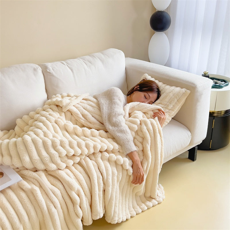 Blanket Heavy Weight Flannel Blanket - COMFUT