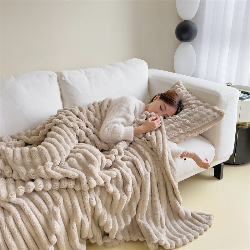 Blanket Heavy Weight Flannel Blanket - COMFUT