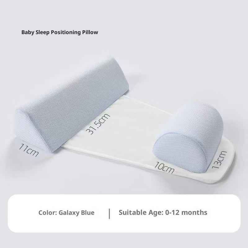 Baby Side-Sleeping Pillow Anti-Flip Soothing Triangle Pillow
