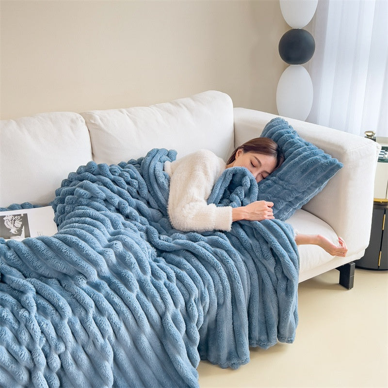 Blanket Heavy Weight Flannel Blanket - COMFUT