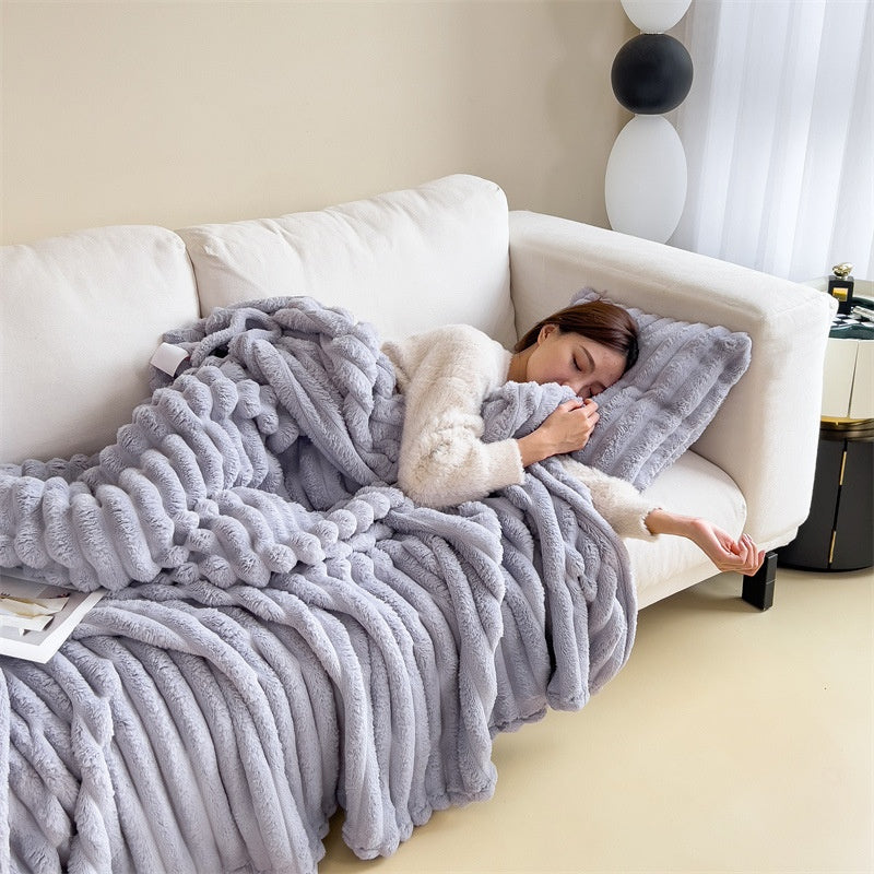 Blanket Heavy Weight Flannel Blanket - COMFUT