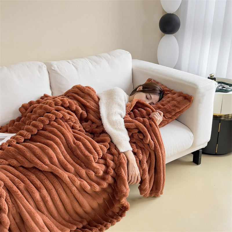 Blanket Heavy Weight Flannel Blanket - COMFUT