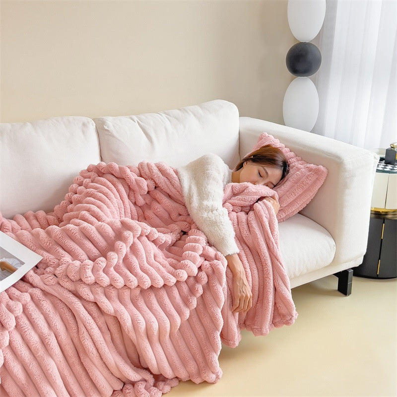 Blanket Heavy Weight Flannel Blanket - COMFUT