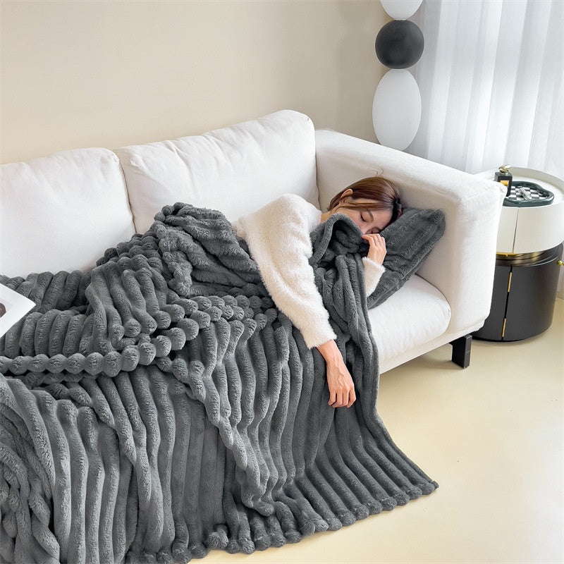 Blanket Heavy Weight Flannel Blanket - COMFUT