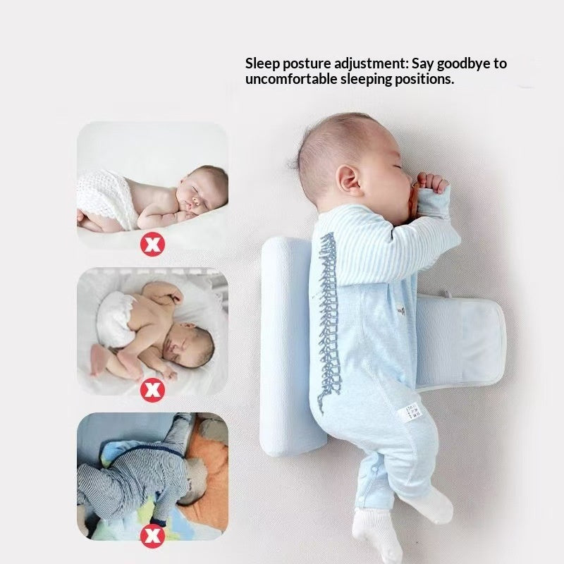 Baby Side-Sleeping Pillow Anti-Flip Soothing Triangle Pillow - COMFUT