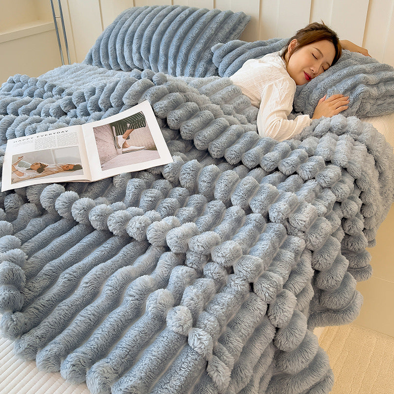 Blanket Heavy Weight Flannel Blanket - COMFUT
