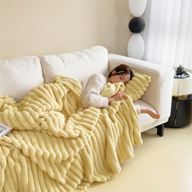 Blanket Heavy Weight Flannel Blanket - COMFUT