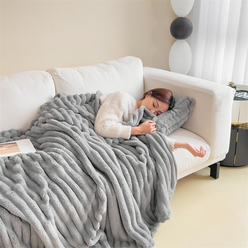 Blanket Heavy Weight Flannel Blanket - COMFUT