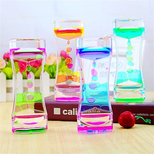 Sand Hourglasses Colorful Liquid Timer Anxiety Relief - COMFUT