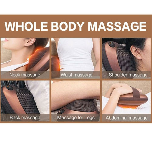 Portable 4 heads Massage Pillow - COMFUT