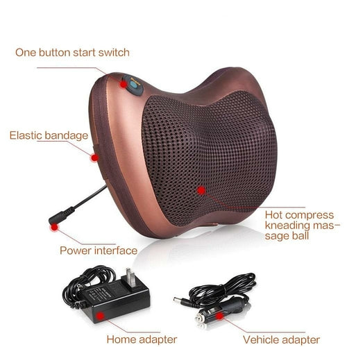 Portable 4 heads Massage Pillow - COMFUT