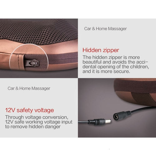 Portable 4 heads Massage Pillow - COMFUT
